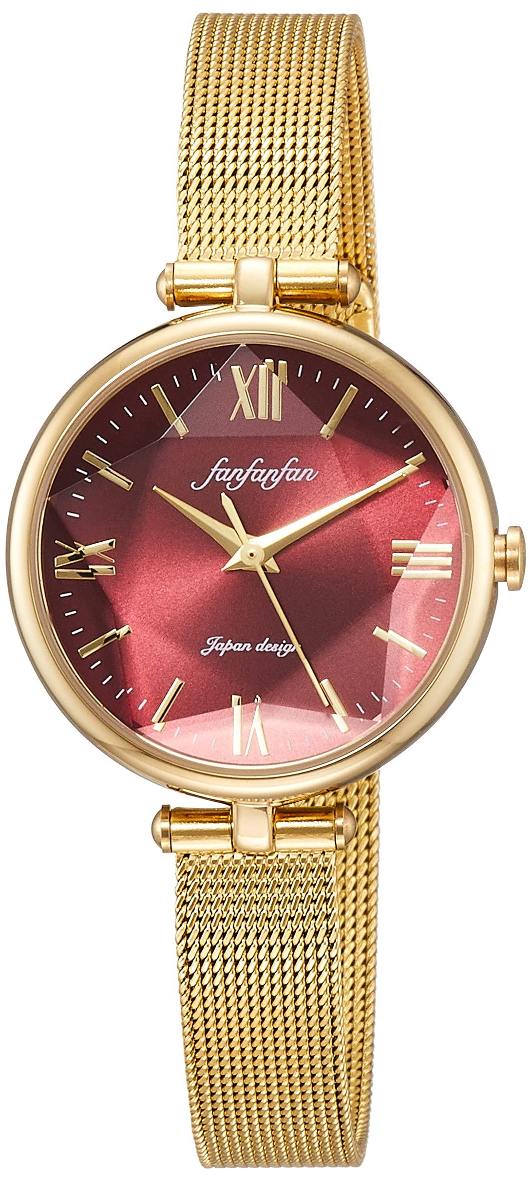 ALIAS F3 Classic Аналоговые Водонепроницаемые Часы с Металлической Сетчатой Ремешком FM008GO4RD Женские Розовое Золото