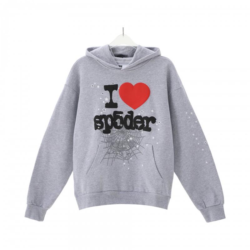 Mens Spiderweb Print Hooded Sweatshirt Casual Jogger Pants Set - Loose Fit Cotton Blend Streetwear Teens