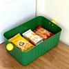 Boîte de rangement avec poignée Organisateur de tiroir Contenant de rangement grande capacité pour bureau Commode Dortoir Cosmétiques Bijoux