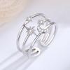 Lindon Classic Copper Alloy Zircon Ring Ladies Jewelry Wedding Promise Party Gift