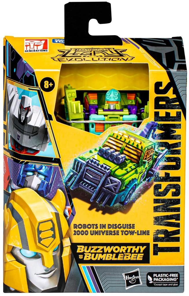 Transformers Generations Buzzworthy Bumblebee Series 2023 Legacy Evolution Deluxe Class RID2000 Universe Hasbro TF BUZZWORTHY BUMBLEBEE ROBOTS IN