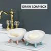 Cute Hemispherical Sponge Drain Soap Holder Bathroom Soap Dish Toilet Rack Portable Soap Dishes Bathroom Products