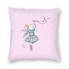 Angelina Ballerina Anime Square Pillowcase Polyester Linen Velvet Pattern Zip Decor Home Cushion Cover