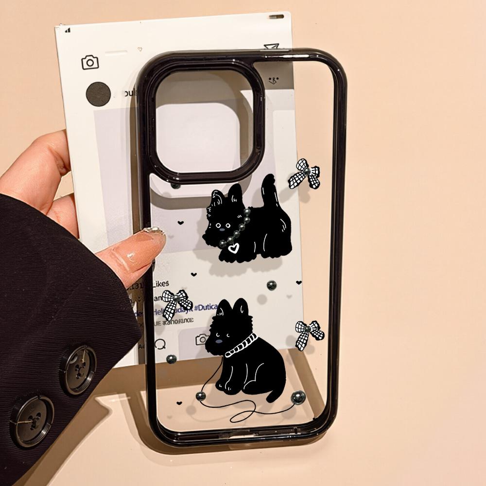 Acrylic Phone Case for iPhone 11 12 13 14 Pro 12 14 16 Pro Max for Samsung A16 A36 A56 S24 FE High-quality Painted Anti-fall Mobile Phone Case