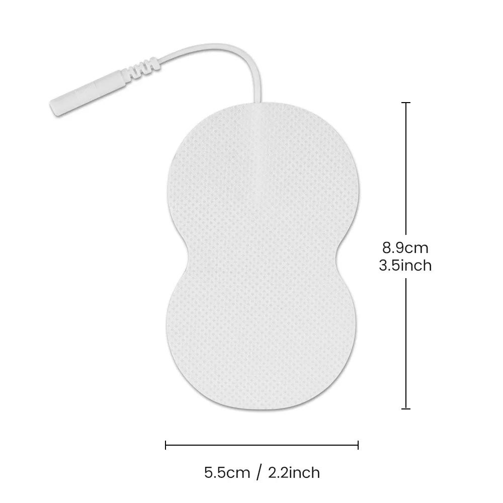 Electrode Pads Reusable Massage Patch for Tens Electrodes Digital Machine Massage 2mm Plug Body Massager Accessories