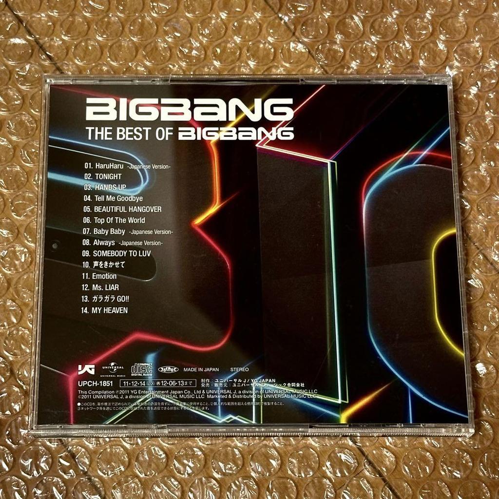 [USED] BIGBANG "THE BEST OF BIGBANG" CD with Postcard