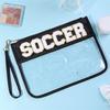 Clear Makeup Bag Travel Toiletry for Women, Transparent Cosmetic Pouch with Multiple Compartments
