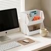 Stackable Multi-Layer Storage Box - Wall-Mounted & Desktop Organizer for Clutter, Versatile Storage Container for Bathroom