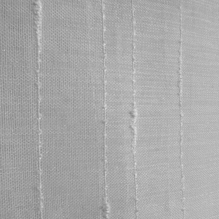 Voile à oeillets baie vitrée 280x250 cm MAELIS blanc, pas Soleil d'ocre