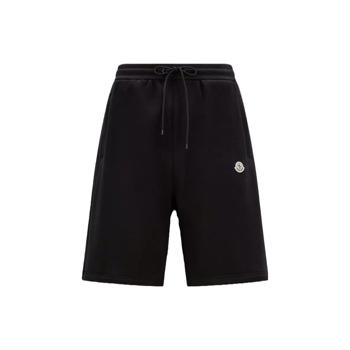 Moncler X Frgmt Hiroshi Fujiwara Trekkoord Letterlogo Casual Short Unisex shorts Zwart I209U8H00003M2372999 S