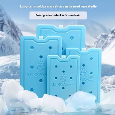 Gianxi Ice Bucket Ice Box Food Grade Reusable Stall Ice Board Pet Cooling And Preservation Ice Crystal Box Ice Bag Frozen Ice Bu