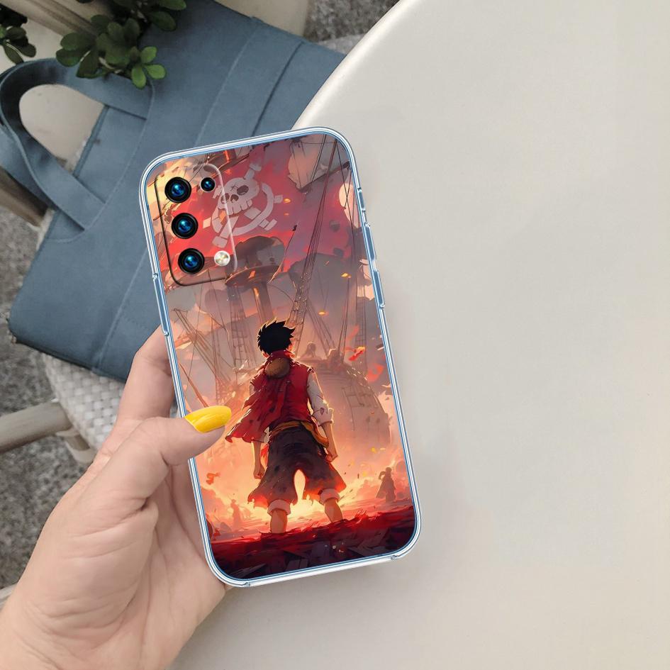 Luffy One Piece Soft Shell Transparent Phone Case for Samsung Galaxy A04 A04S A14 A23 A34 A54 M23 M33 M52 M53