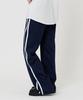 WEGO School Line Track Jersey Size for High School Students Women's Pants, Pants, Navy, F,
