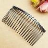 10Pcs 20 Teeth DIY Metal Hair Comb Claw Hairpins for Wedding Jewelry Making Findings Handmade Comb Base Bridal Accessories