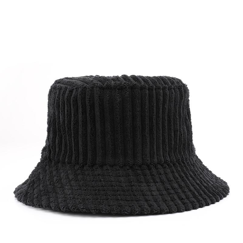 Corduroy Bucket Hat Spring Solid Color Women Men Fisherman Hats Hip Hip Cap Foldable Bob Cheapu Panama Fishing Cap Gorras