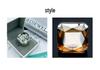 Exaggerated Colorful Square Sugar Cube Ring - Unique Jewelry Design for Women