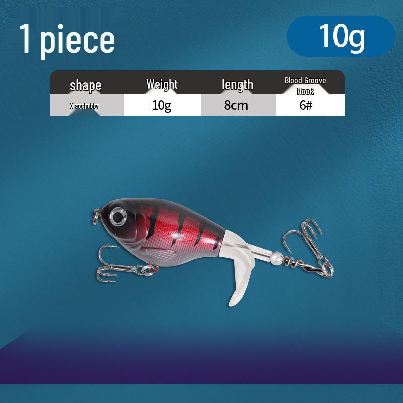 Floating Surface Tractor Lure for Freshwater Fish: Mandarin, Bass, Black Carp - Remote Casting Artificial Bait
