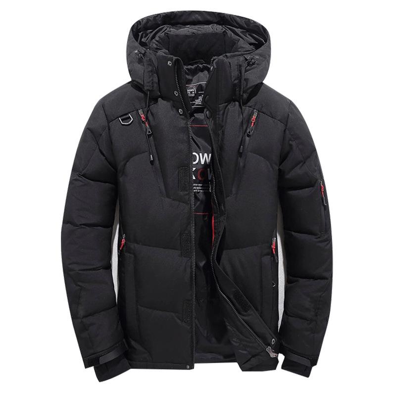 Men's Thickened Hooded Winter Cotton Jacket - Warm, Cold-Proof Outdoor Casual Wear