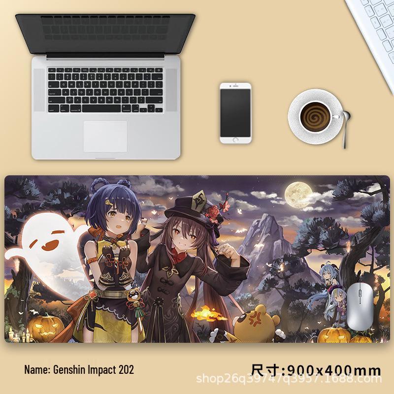 Extra velká podložka pod myš Genshin Impact Venti - Zesílená anime podložka pod klávesnici