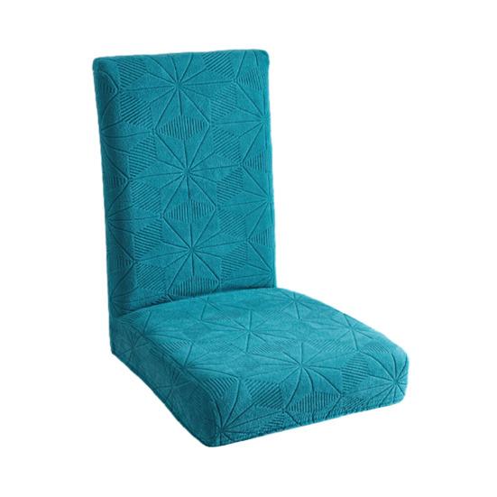 Aksamitny Pokrowiec na Krzesło do Jadalni Rozciągliwy Pokrowiec na Krzesło Parson Zdejmowany Zmywalny Ochraniacz na Siedzisko na Wesele Imprezę Domowy Restauracja Hotel Bankiet