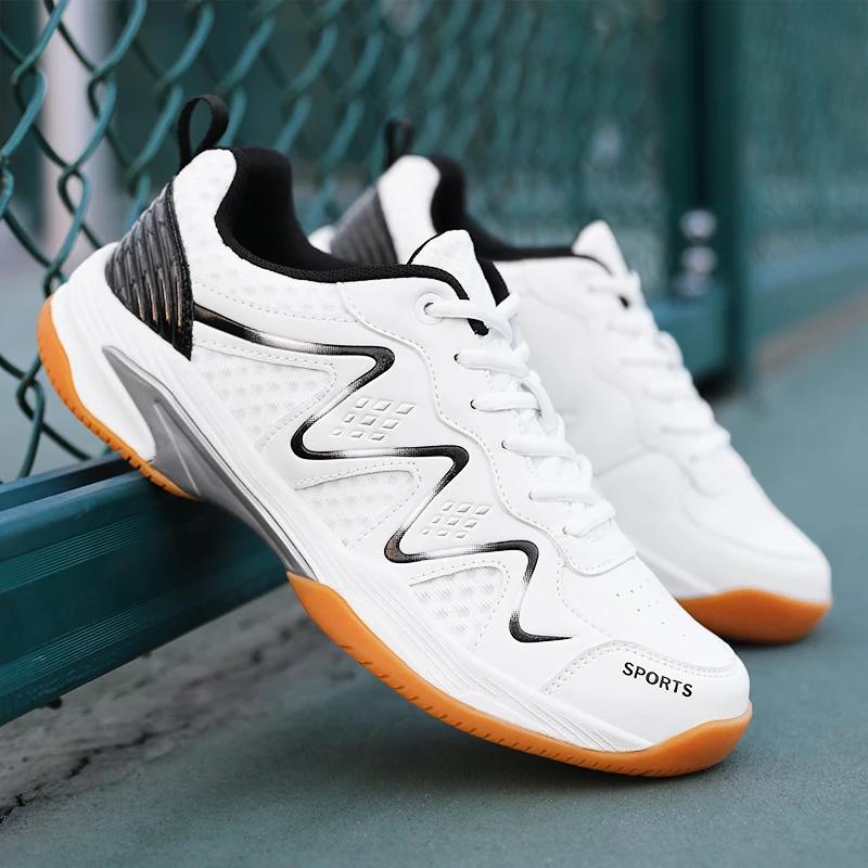 Men Badminton Shoes Outdoor Competition Sneakers High Quality Handball Table Tennis Shoes Couple Wear Resistant Volleyball Shoes
