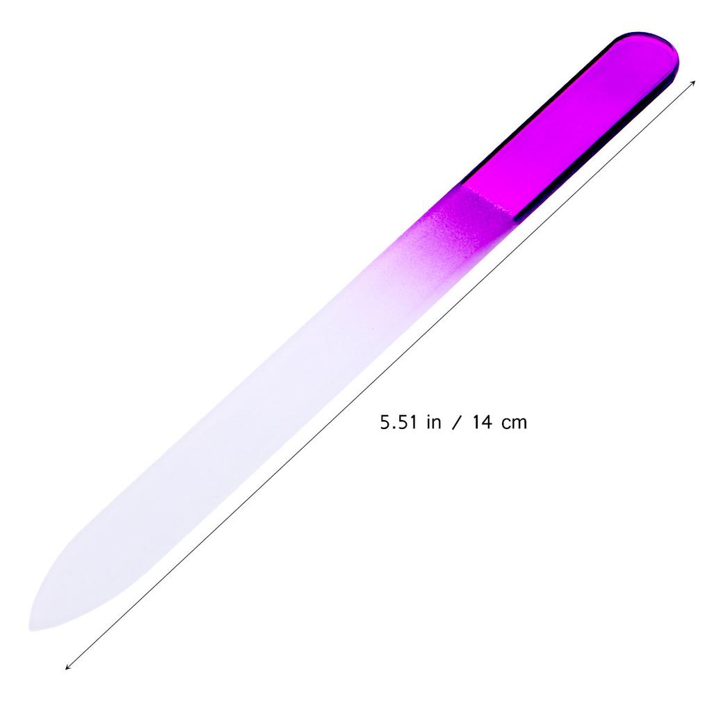 3Pcs High Quality Glass Nail Files Fine To Medium Grit for Safe Shaping Polishing Natural Nails Perfect Pedicure Manicure Tool