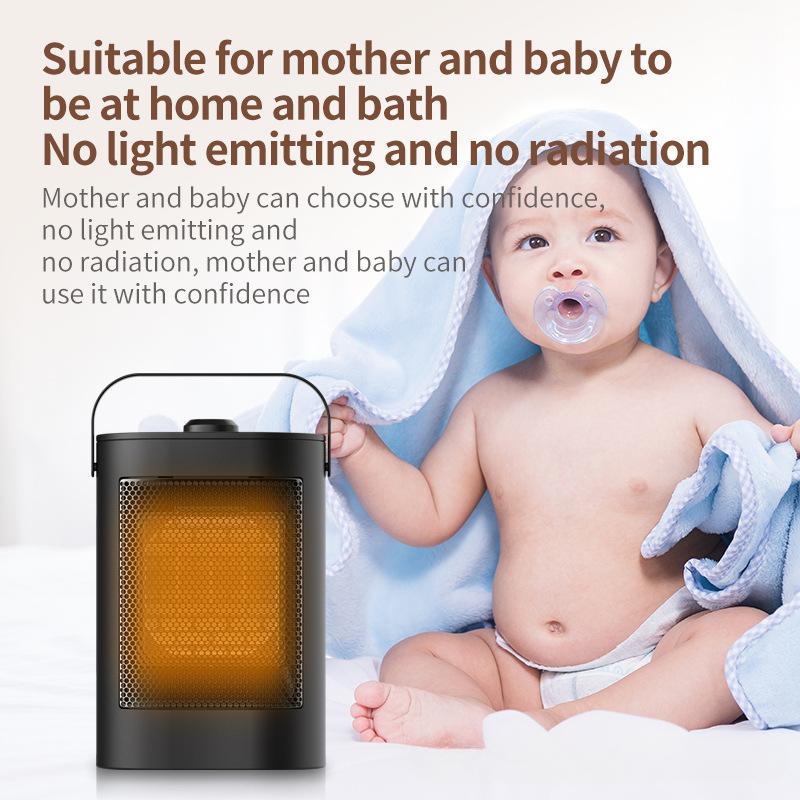 Energy Saving Indoor Portable Fan Heater Vertical Household 1500w Electric PTC Ceramic Mini Fast Warmer Fan Heater for Office