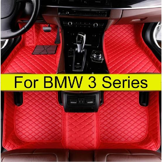 Car Floor Mats For BMW 3 Series E90 2006 2007 2008 2009 2010 2011 2012 Carpet Rugs Leather Waterproof Anti Slip Foot Pads
