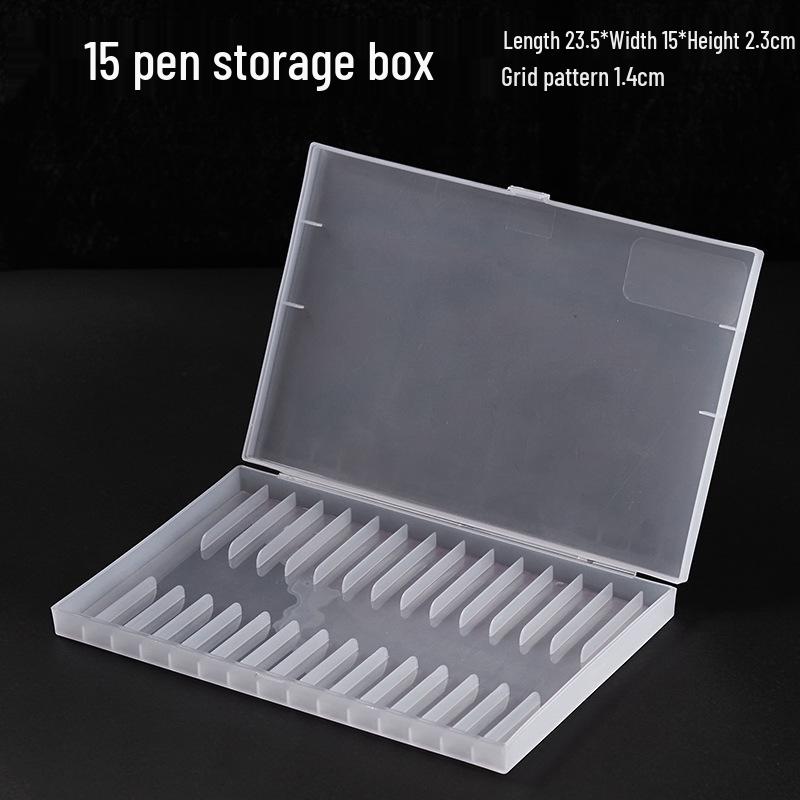 Acrylic Multi-Layer Transparent Pen Holder & Display Stand - Large Capacity Fountain Pen Organizer