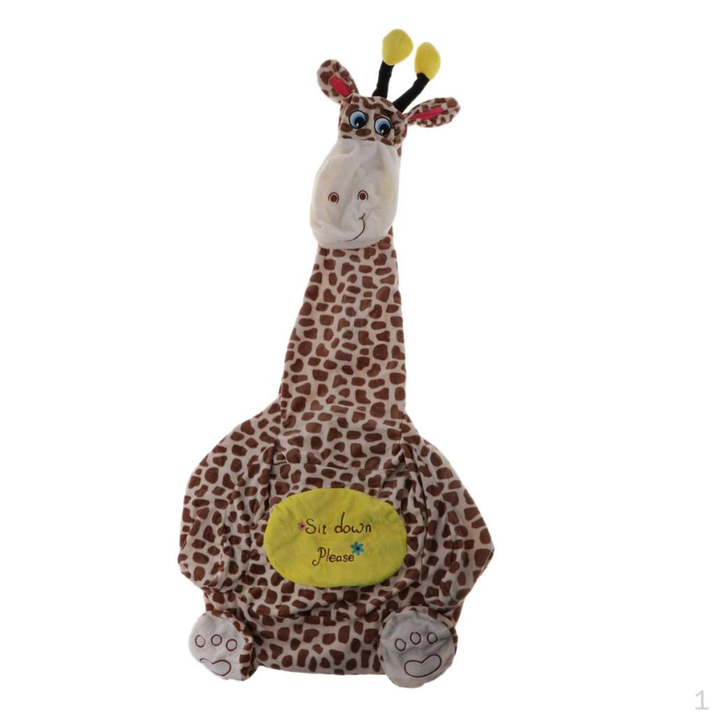 

Сиденье плюша подлокотника для детей с милым животным узором, кофейным жирафом(сиденье)