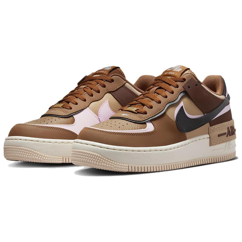 Nike Dámské tenisky Air Force 1 Low Shadow Light British Tan Pink Foam DZ1847-200