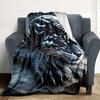 1pc Black Panther Print Blanket Lightweight Blanket Throw Blanket For Sofa, Bed, Travel, Camping, Livingroom, Office, Couch, Chair yy251010051