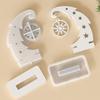 Holiday Resin Craft Mould Christmas Tree Silicone Mould With Snowflake Designs For Festive Decorations