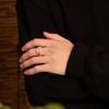 Adjustable Open Ring Men Women Vintage Chinese Folk Style Fortune God Solid Copper With Electroplating