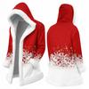 Men's Casual Christmas Print Jacket for Holiday Gatherings and Daily Wear