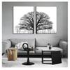 And White Painting Decorative Pictures Scandinavian Style Trees Posters Living Room Home Decor Winter Tree Wall Art Print Black
