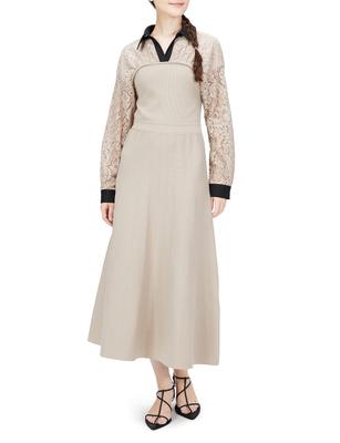 Grace Continental 2023AW Spitze Schichtstrick Größe Beige Kleid, Damen, 03,