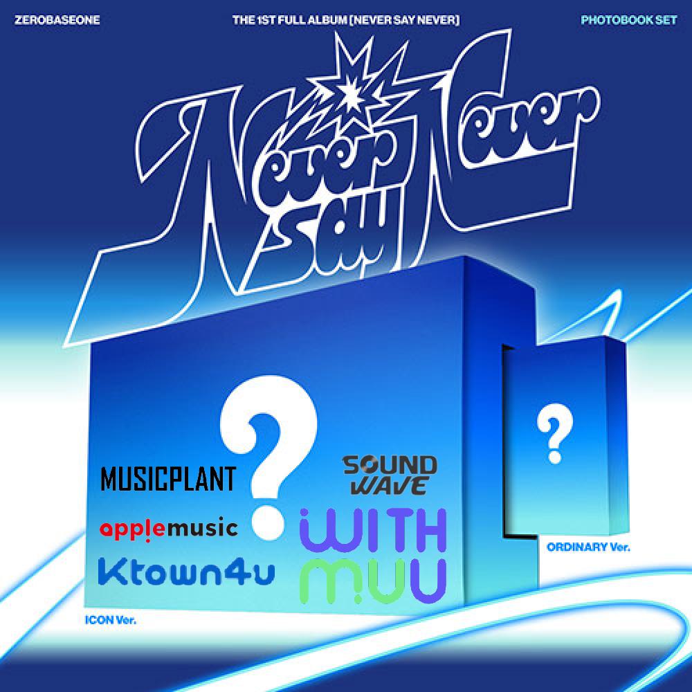 

Предзаказ ZEROBASEONE 1-й полноформатный альбом NEVER SAY NEVER Стандартная версия и POB от магазина Random & WITHMUU POB