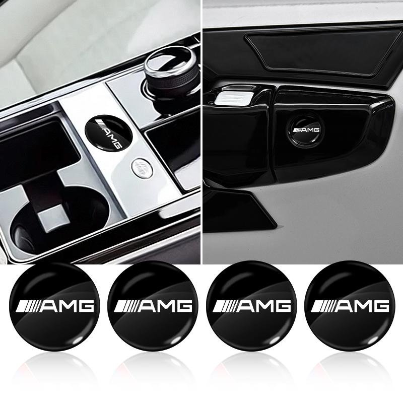Car Lock Keyhole Stickers Door Lock Protect Car 3D Stickers For Mercedes Benz AMG W204 W205 W212 W213 W222 x153 W176 W177 Keychain Accessory