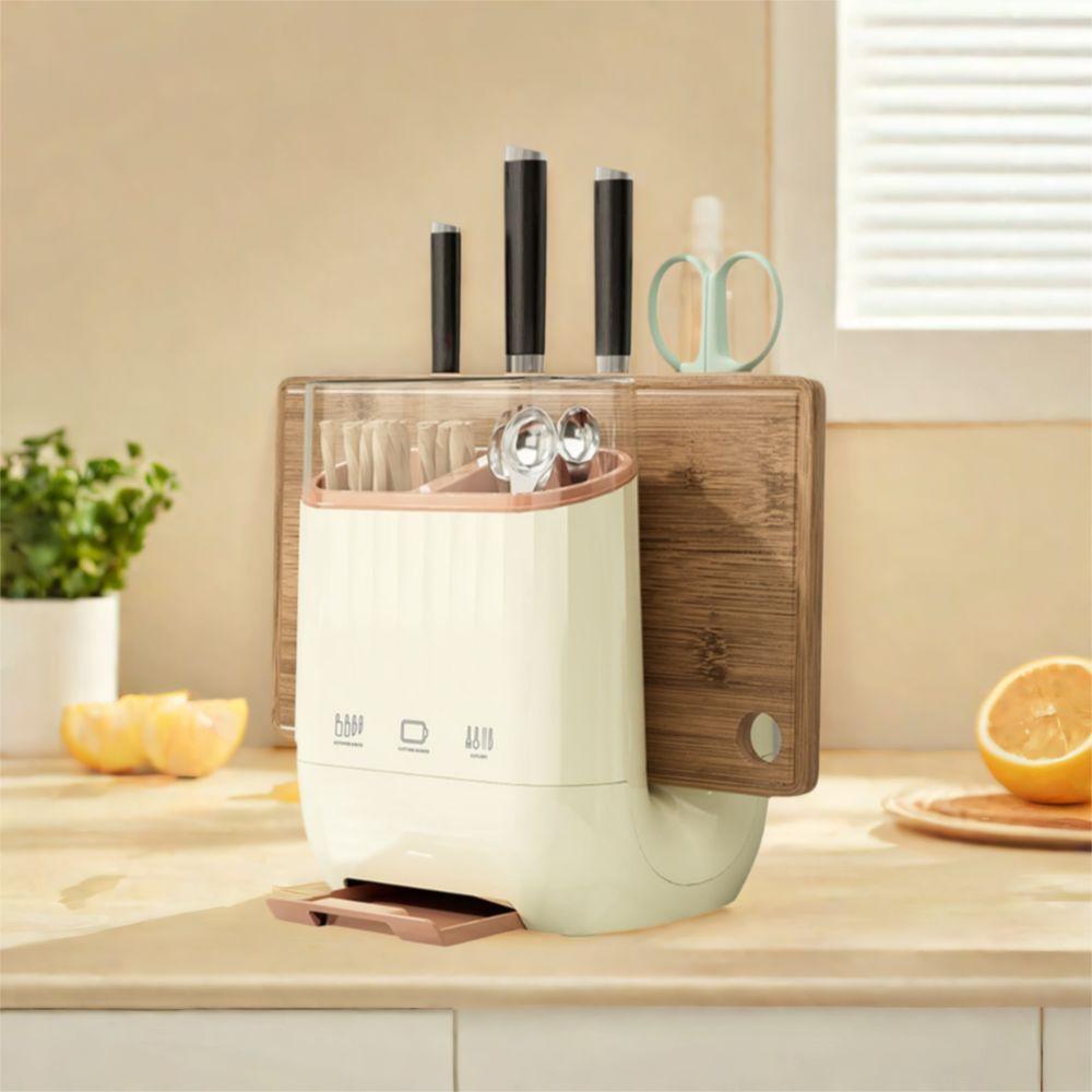 Large Capacity Cutting Board Holder Anti-slip Cutter Holder Utensil Chopstick Holder  Countertop