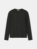 IKALOOK Casual Cutout Round Long Sleeve T-Shirt Ctee105