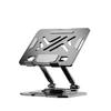 2025 Rotatable & Foldable Laptop Riser: Alloy Heat-Dissipation Stand with Flat, Rotating Monitor Feature.