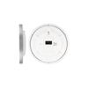 CASIO Wall Clock, Radio-Controlled, Silver, Analog, Nighttime Second Hand Stop, IQ-482J-8JF