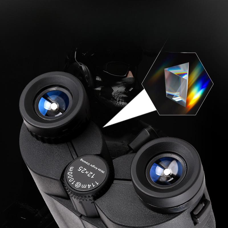 12x25 Paul Binoculars High-definition Low-light Night Vision Concert Factory Cross-border Wholesale New Products