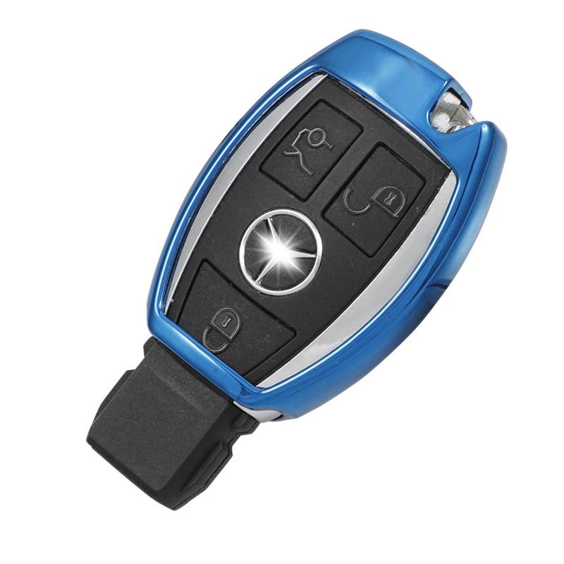 TPU Key Cover for Mercedes C-Class C180 C200, E-Class E300 E360L, GLA200 Older Models
