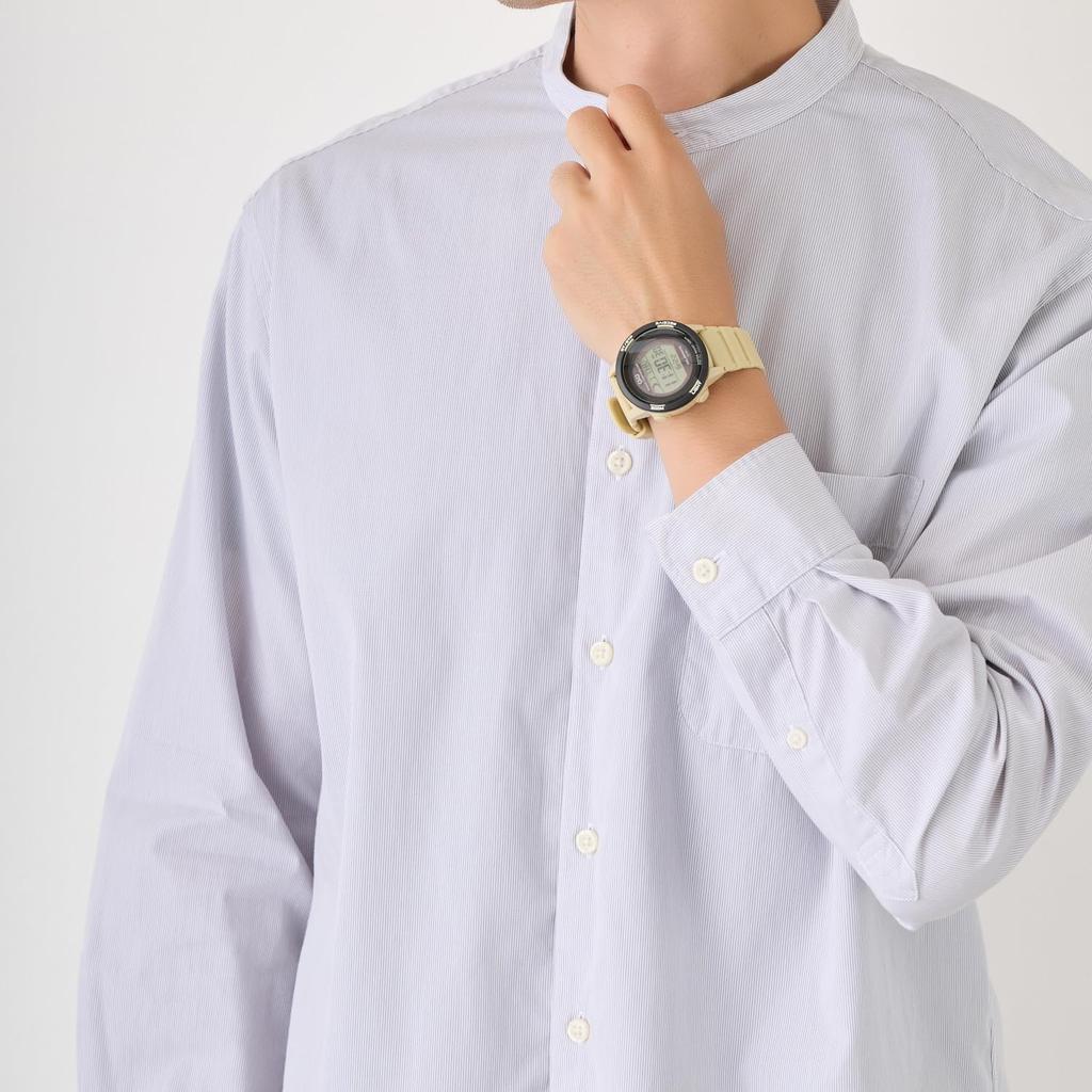 Watch Digital Radio Solar 10 ATM Water Resistant Urethane Belt Beige [Citizen Q&Q] Q&Q D01A-004VK Men's