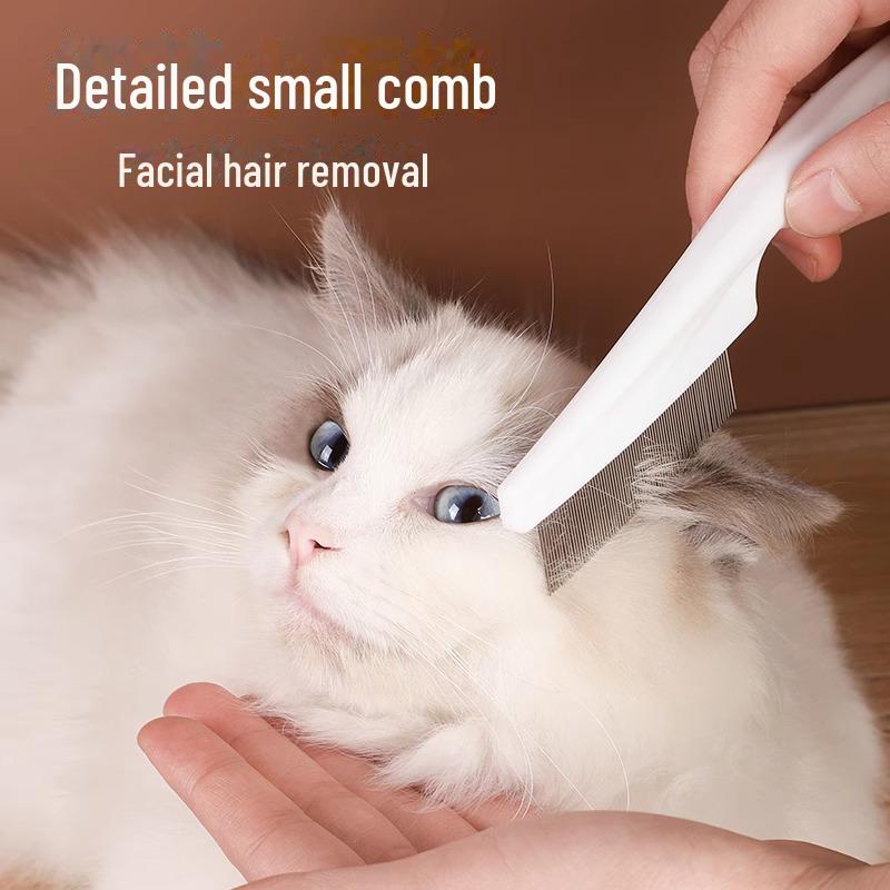 Cat and Dog Flea Comb: Steel, Dense Teeth, for Removing Lice and Long Hair.
