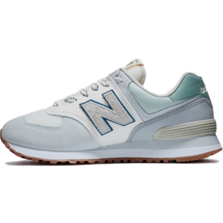 

Кроссовки унисекс New Balance 574 Platinum Sky Moonbeam Gum белые ML574NFS