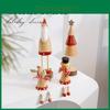 Santa Claus Reindeer Snowman Wooden Tabletop Ornament For Holiday Festivities