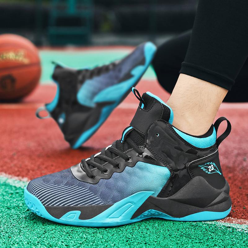 Men's Basketball Shoes Are Breathable, Cushioning and Anti-slip. They Can Be Wornas Sports Shoes Fortraining and Practical Games